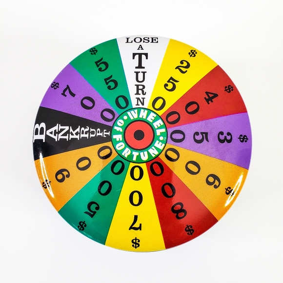 Vintage 90s Wheel of Fortune Retro ASTV Game Show Collectible Tin Watch Case - Picture 14 of 15